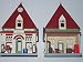 2001 Hallmark Ornament Service Station 18th in Nostalgic Houses and Shops Series