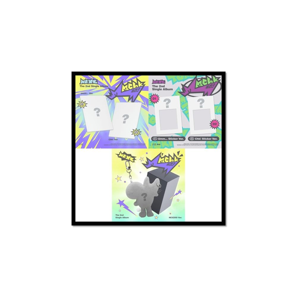 NEXZ Mmchk [5 Ver Set (2 Photobook + 2 Sticker + 1 NEXZOO)] The 2nd Single Album