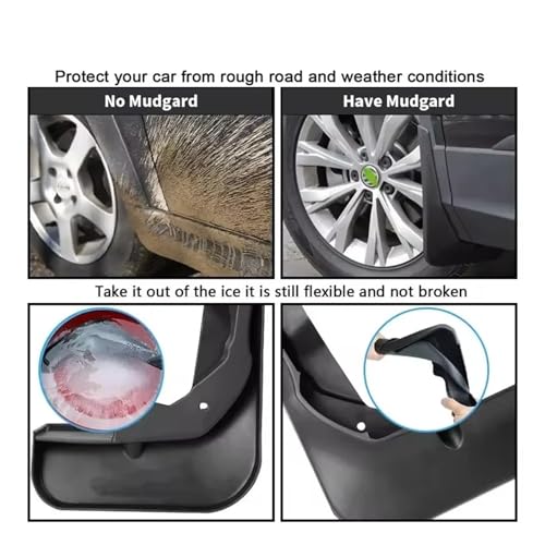 Guardabarros traseros para CRV 2024 y 2025 impermeables: accesorios de protección contra barro 3