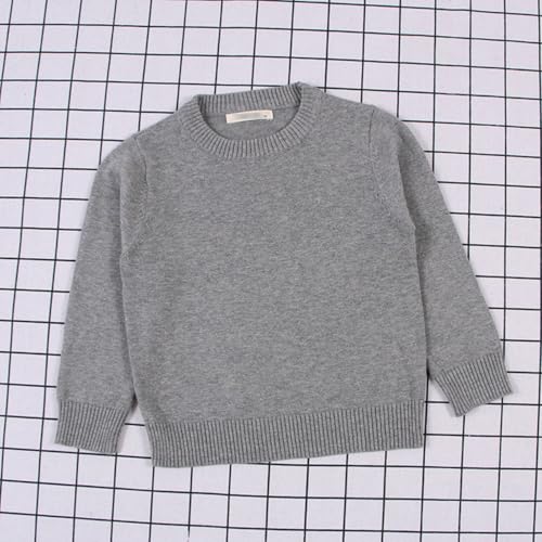 Toddler Baby Girl Boys Sweater Crew Neck Long Sleeve Candy Color Knitted Pullover Tops Autumn Winter Sweatshirt2