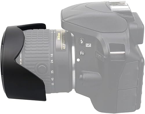 Miniatura 5 de JJC Parasol reversible de bayoneta dedicada para Nikon AF-P DX Nikkor 0.709-2.165 in F3.5-5.6G VR y AF-P DX Nikkor 0.709-2.165 in F3.5-5.6G lente en