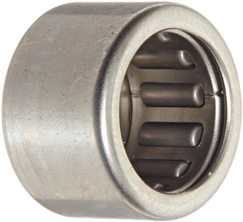 INA BK0808 Needle Roller Bearing, Steel Cage, Closed End, Open, Metric, 8mm ID, 12mm OD, 8mm Width, 28000rpm Maximum Rotational Speed, 590lbf Static Load Capacity, 620lbf Dynamic Load Capacity