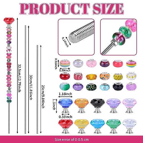 image for AIPRIDY 275 Pcs DIY Fairy Wand Garden Stakes Kit,Multiple Color Scheme
