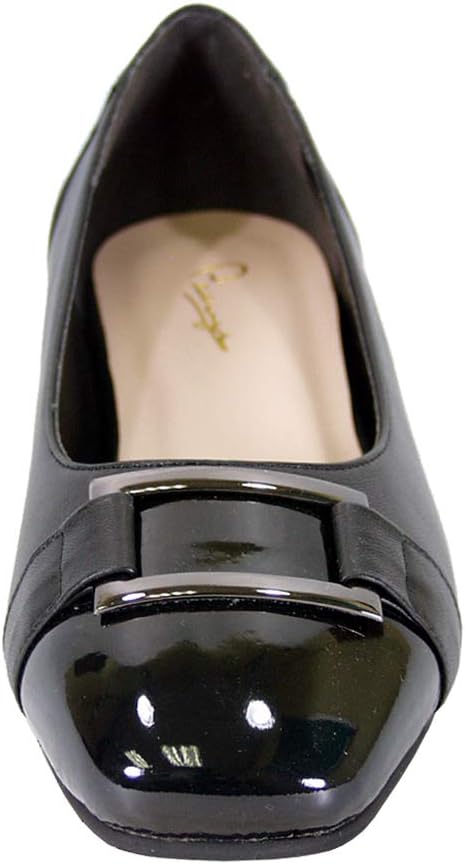 Peerage Tonya Women's Wide Width Comfort Leather Dress Flats