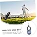 VICASKY Shoe-Shaped Golf Ball Storage Bag Mini Lightweight Convenient for Easy Carrying Adorable Design for Sports Balls Accessories for Golf Enthusiasts