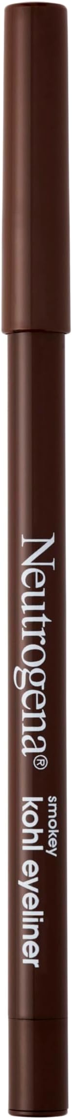 Neutrogena Smokey Kohl Eyeliner with Antioxidant Vitamin E, Water-Resistant & Smooth-Gliding Eyeliner Makeup, Dark Brown, 0.014 oz