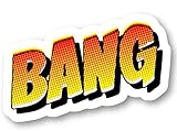 Bang - Comic Book Art Magnets Car Refrigerator Metal Sign Magnetic Vinyl 5'