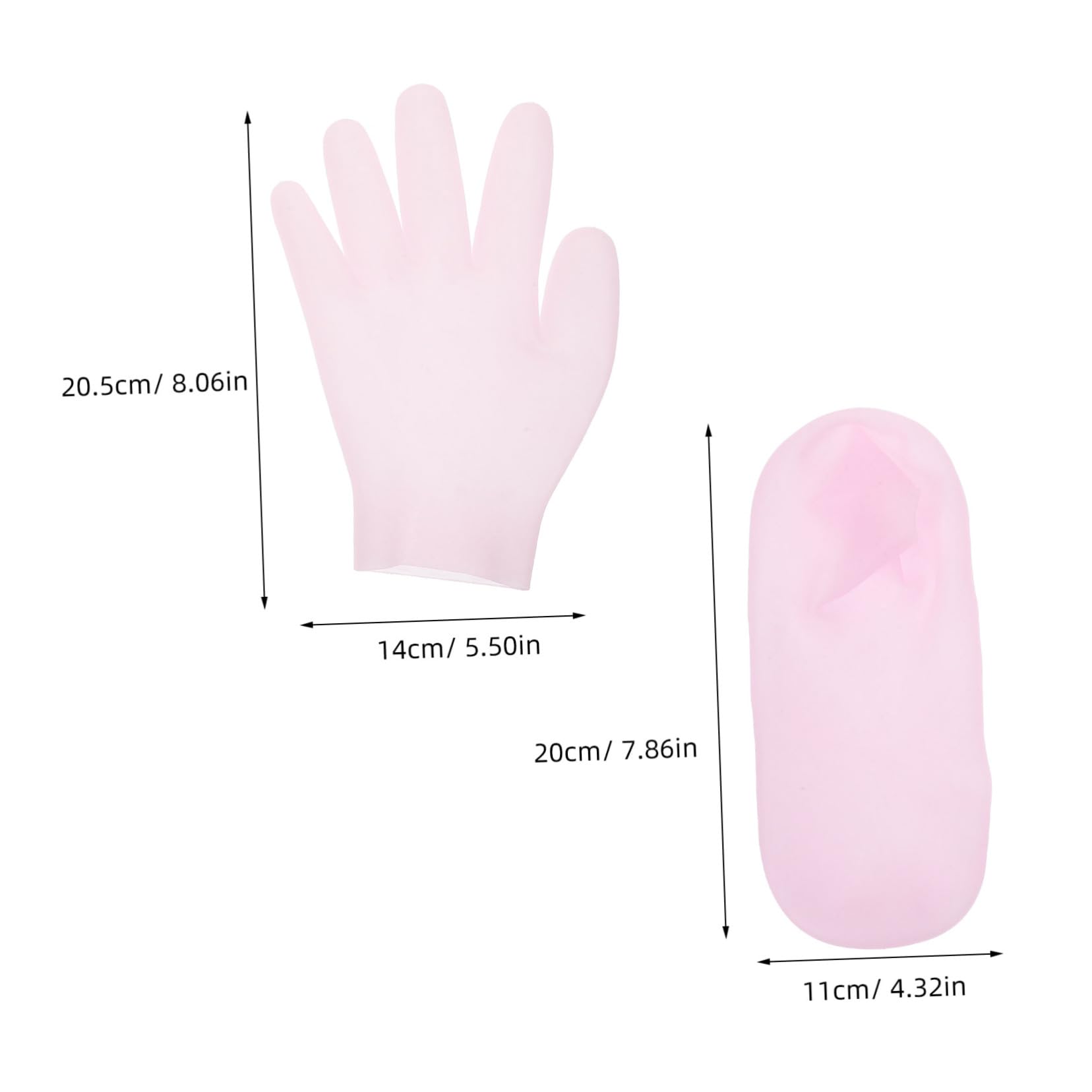 IWOWHERO Moisturizing Socks Gloves for Women Dry Hand and Foot Care Waterproof Spa Gloves for Dry Cracks Stylish and Comfortable