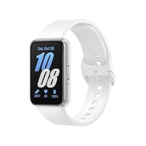 Samsung Galaxy Fit3 fitness band, batteria a lunga durata, rilevamento cadute, SOS, barometro, IP68, monitoraggio sonno, oltre 100 esercizi, gestione notifiche, musica, Silver (Versione italiana)