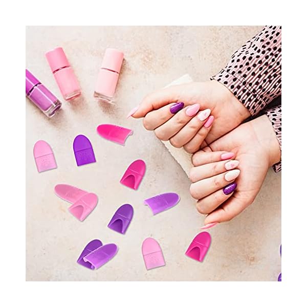 PIAOPIAONIU-30-PCS-Finger-Tips-Protectors-Silicone-Fingertips-Protect-Nails-Finger-Cover-Caps-Comfortable-Finger-Sleeves-from-Tanning-BedsUV-Rays PIAOPIAONIU 30 PCS Nail Polish Protector for Fingers Silicone Fingertips Protect Nails Finger Cover Caps Comfortable Finger Sleeves from Tanning Beds/UV Rays