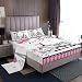 Juego de ropa de cama con diseño de Torre Eiffel, tamaño individual, romántico, para niñas, adolescentes, decoración de dormitorio, para niños, bicicleta, sábana bajera ajustable de microfibra suave,