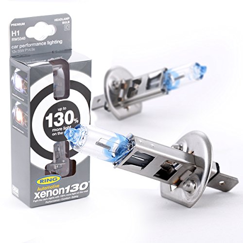 2 X H1 Ring Automotive Xenon 130% lampadine P14,5s...