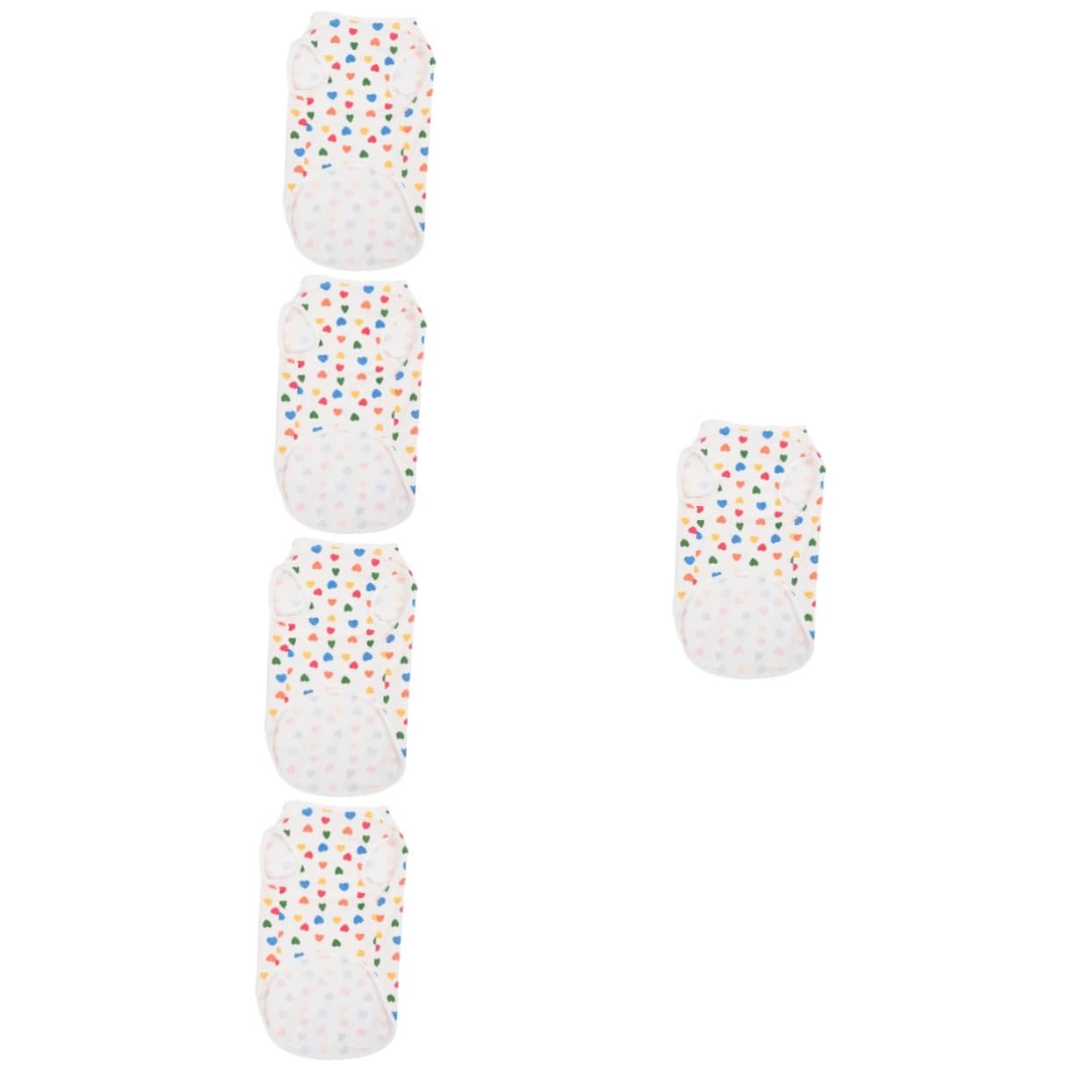 YARNOW 5 Pezzi Di Abbigliamento Per Feste Per Animali Domestici Costume Per Gatti Maglietta Resistente Allusura Per Cani Elegante Abbigliamento Decorativo