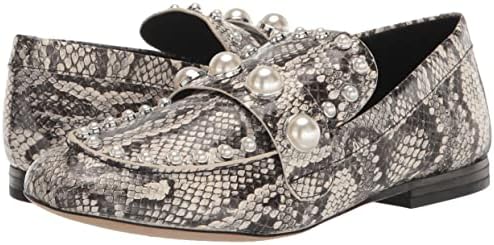 Karl Lagerfeld Paris Women's Avah Pearls-Dress Loafer, Black/White, 6.5 | Image 6