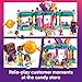 LEGO Friends Heartlake City Candy Store Building Toy - Pretend Play Set for Kids, Girls and Boys, Ages 6+ - with 2 Minidolls, a Micro-Doll, and a Cat Figure - Gift Idea for Birthday - 42649