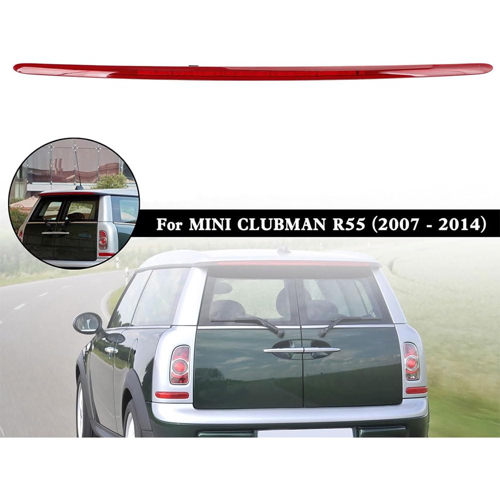 Troisième Feu Stop pour Mini Cooper Clubman R55 2007-2014, VoitureFeux Stop Central Arrière À LED Haut Niveau Feu De Freinage Voiture Assemblage Rechange