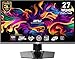 MSI MPG 271QRX QD-OLED, 27 OLED Gaming Monitor, 2560 x 1440 (QHD), 0.03ms Response time, 360Hz, True Black HDR 400, HDMI, DP Port, USB Type C, Tilt, Height, Black