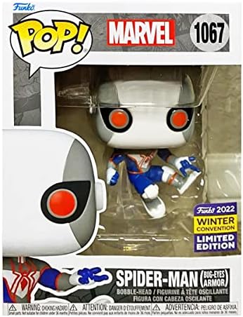 Funko Marvel Spider-Man Bug-Eyes Armour Pop Figurine de collection en vinyle Édition limitée Funko Marvel Spider-Man Bug-Eyes Armour Pop Figurine de collection en vinyle Édition limitée | Pop Spiderman | 1 Funko Marvel Spider-Man Bug-Eyes Armour Pop Figurine de collection en vinyle Édition limitée | Pop Spiderman