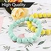 6 Pcs Lava Stone Bead Bracelet, Natural Gemstone Stretchy Bracelets- Aromatherapy Essential Oil Diffuser Healing Chakras Agate Crystal Elastic Lucky Bracelets Gifts for Women Girls