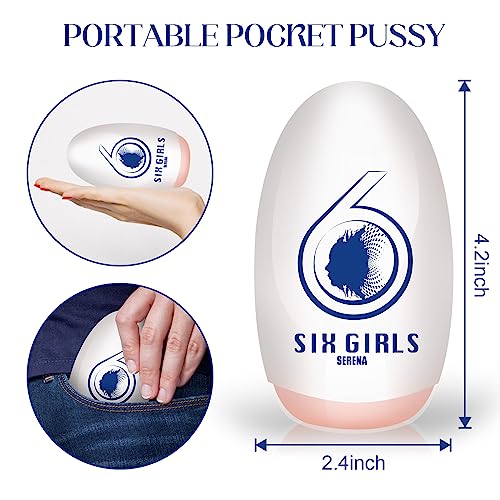 Image of Male Masturbator Egg, Lilecemie Portable Pleasure Pocket Pussy Stroker with 3D Realistic Mouth for Oral Sex,Ultra Soft Stretchy Male Masturbators Cup,Blowjob Adult Male Sex Toys for Men Pleasure