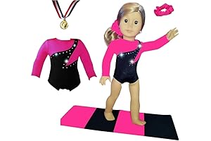 All-American Gymnastics Doll and Girl Matching Outfits: Sparkle to Success