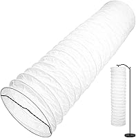 Vista 1 de Reemplazo de pantalla de lámpara de pie de papel de arroz, estilo nórdico japandi, sin base, linterna de papel Washi plegable para sala de estar