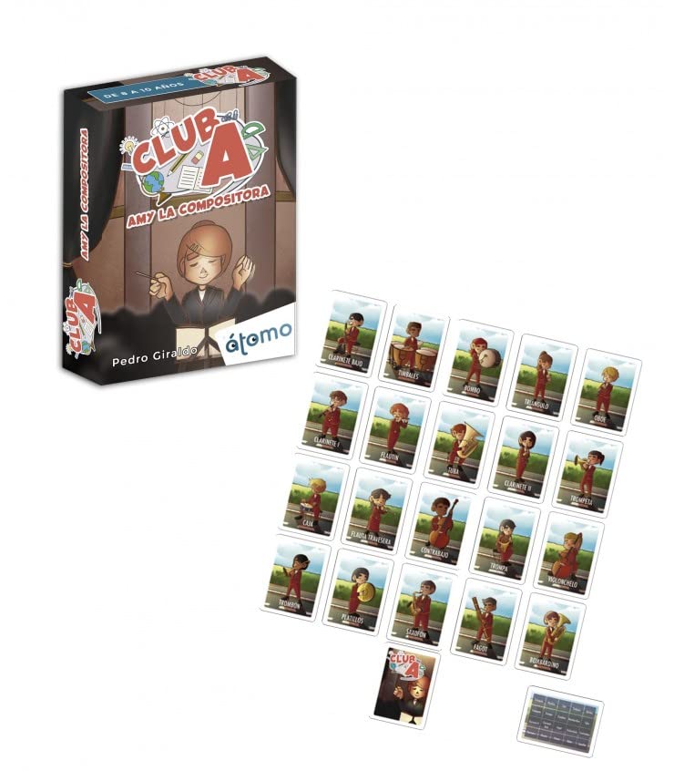 Atomo Games - Amy Composer Club A Card Game, Multicoloured (XAG-29451), 10 cm x 28 cm x 34 cm - Image 2