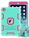 TIANLI iPad Mini 5 2019 Case,iPad Mini 4 2015 Case Three Layer Kickstand Shockproof Protection High Impact Protective,Mint Hot Pink