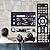 Universal TV Remote for Sanyo, Philips, Toshiba, Hitachi, Insignia, Samsung, LG, Sony, Sharp, Vizio, JVC, TCL, Hisense, Vestel, Seiki, Magnavox, Haier, Panasonic, Backlit Universal Remote Control