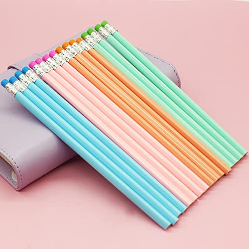100 Lápices de madera de colores personalizados miniatura 3