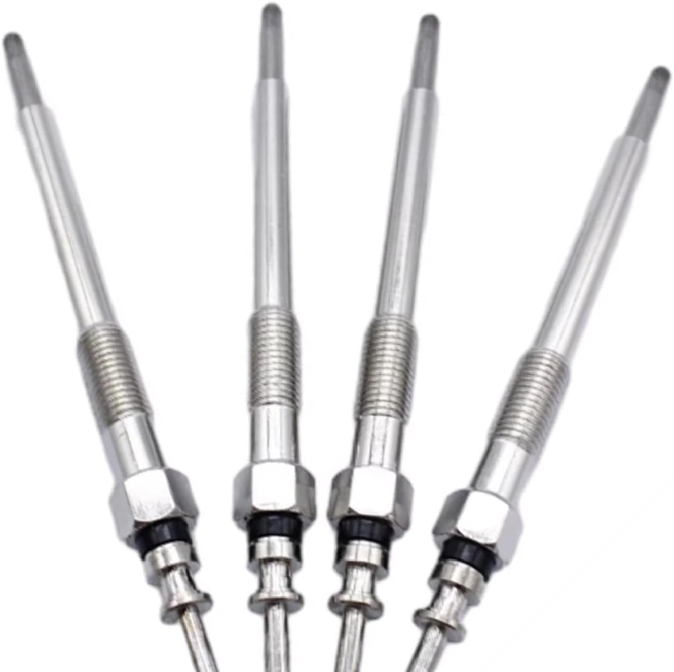 Car Glow Plug Set Compatible with Opel For Zafira B 2008 2009 2010 2011 97210818 97389905 Replacement Automatic Parts Diesel Engine Heater Glow Plug