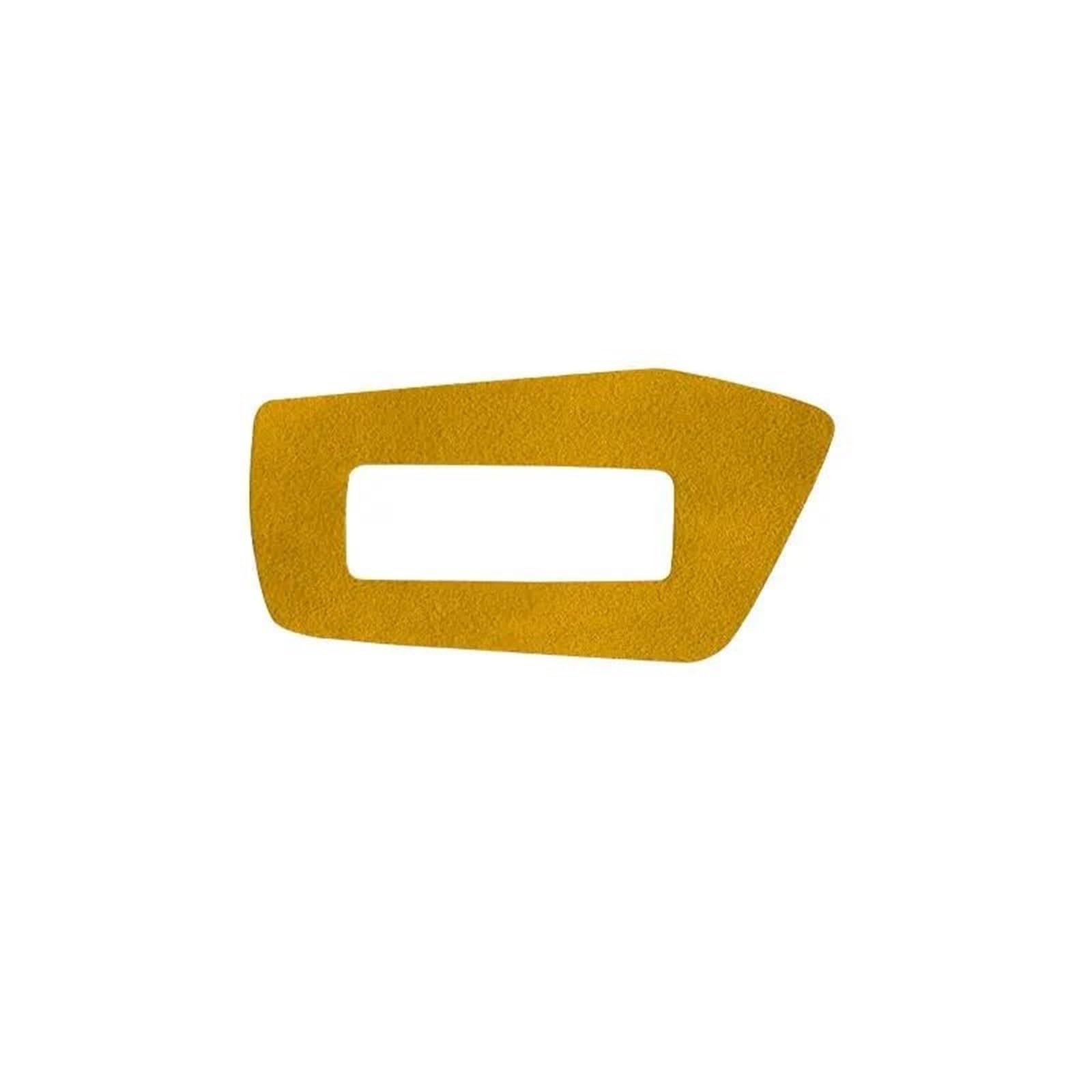 Fcaopcwama 1452 Yellow Lhd For Audi A6 A6l A7 A7l 2019-2024 Made Of Alcantara Light Control Panel Trim Sticker Car Interior Accessories Car Armrest Storage Box