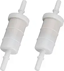 879885Q Filtro de Combustível Em Linha para Motores de Popa Mercury ＆ Mariner 4 Tempos 5/16' 35-879885T 35-879885Q 35-879885K 40 50 60 Hp 75-115 Hp 135-300 Hp Pacote com 2
