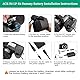 Gonine ACK-E6 Ersatz-Ladegerät für Canon EOS 70D 7D, EOS 60D 6D, EOS 5D Mark II, EOS 5DS, EOS 5DS-R DSLR-Kameras mit vollständig dekodiertem Smart Chip