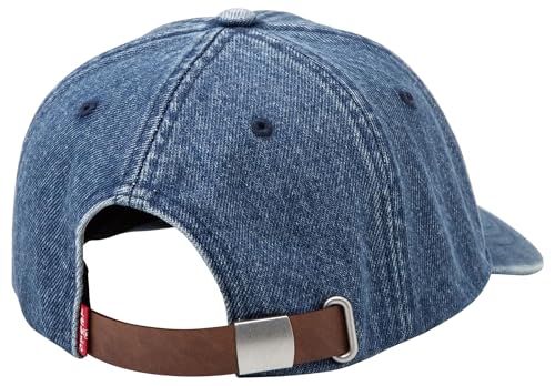 Levi's Essential Cap Gorra, Jeans Blue, Talla única Unisex Adulto