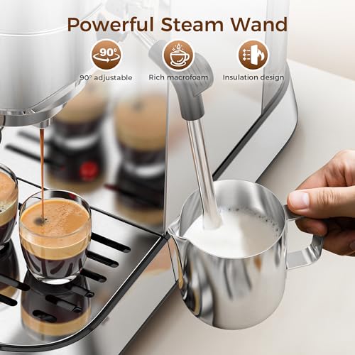 Semi-Automatic Espresso Machine with Wand