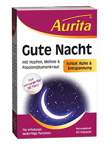 Aurita Gute Nacht 60 Kapseln, 1er Pack (1 x 14 g) Cover
