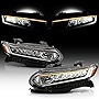 ACANII - For [Halogen High Beam] 2018-2020 Honda Accord LED DRL Signal Projector Headlight Headlamp Assembly Left+Right