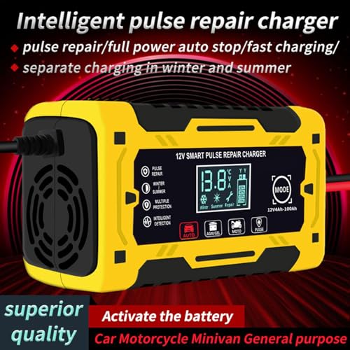 Cargador de batería de 12V inteligente de 6A para solucionar fallos de arranque 7