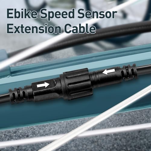 E-Mangue Cabo de extensão para sensor de velocidade Bafang, sensor de velocidade Ebike compatível co