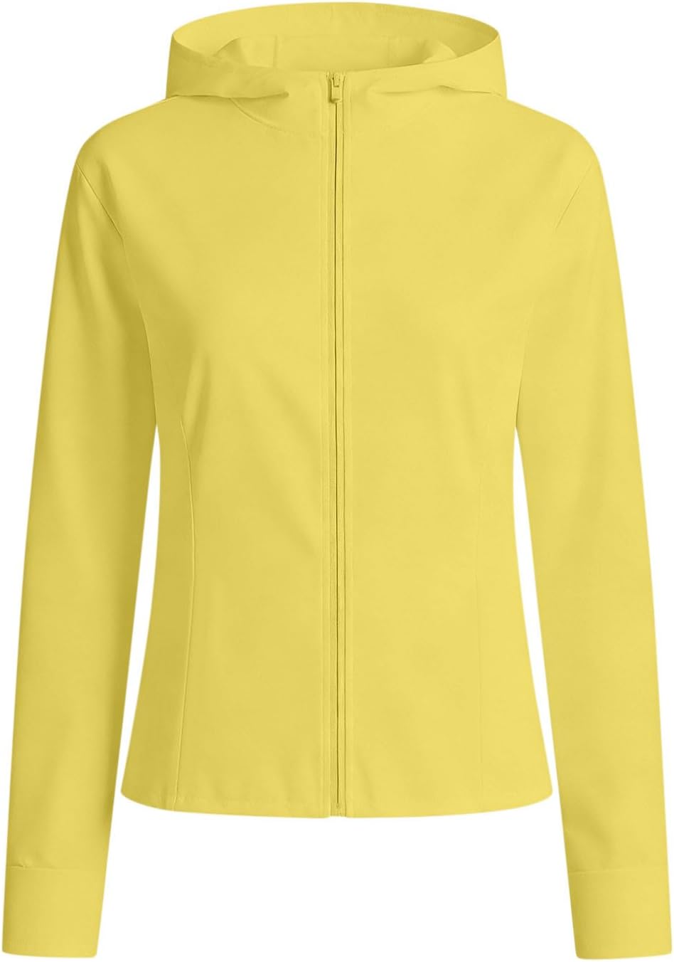 Women UPF 50+ Hooded with Pockets Athletic Full Zip Lightweight Workout Jacket Zip Up Sun Protection Slim Hoodies