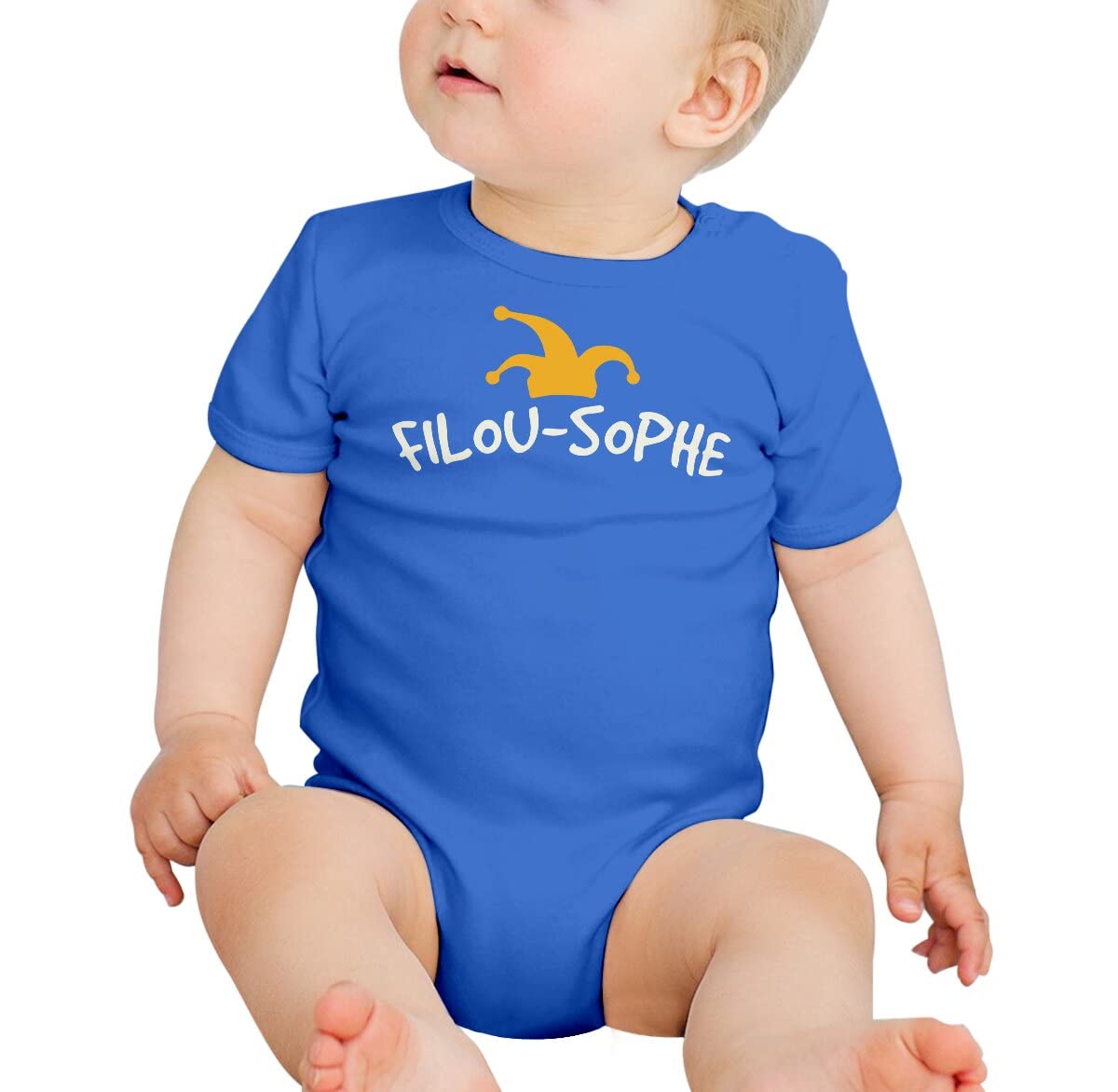 Fabulous Body Bébé Manche Courte Filou-Sophe Philosophe Humour Jeu de Mot
