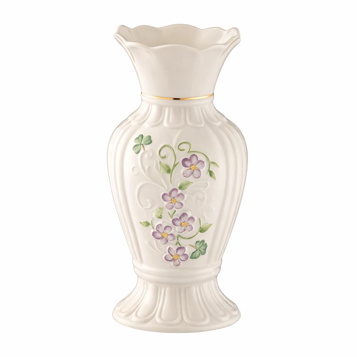 Amazon.com: Belleek Classic Irish Flax Vase | Fine Parian China