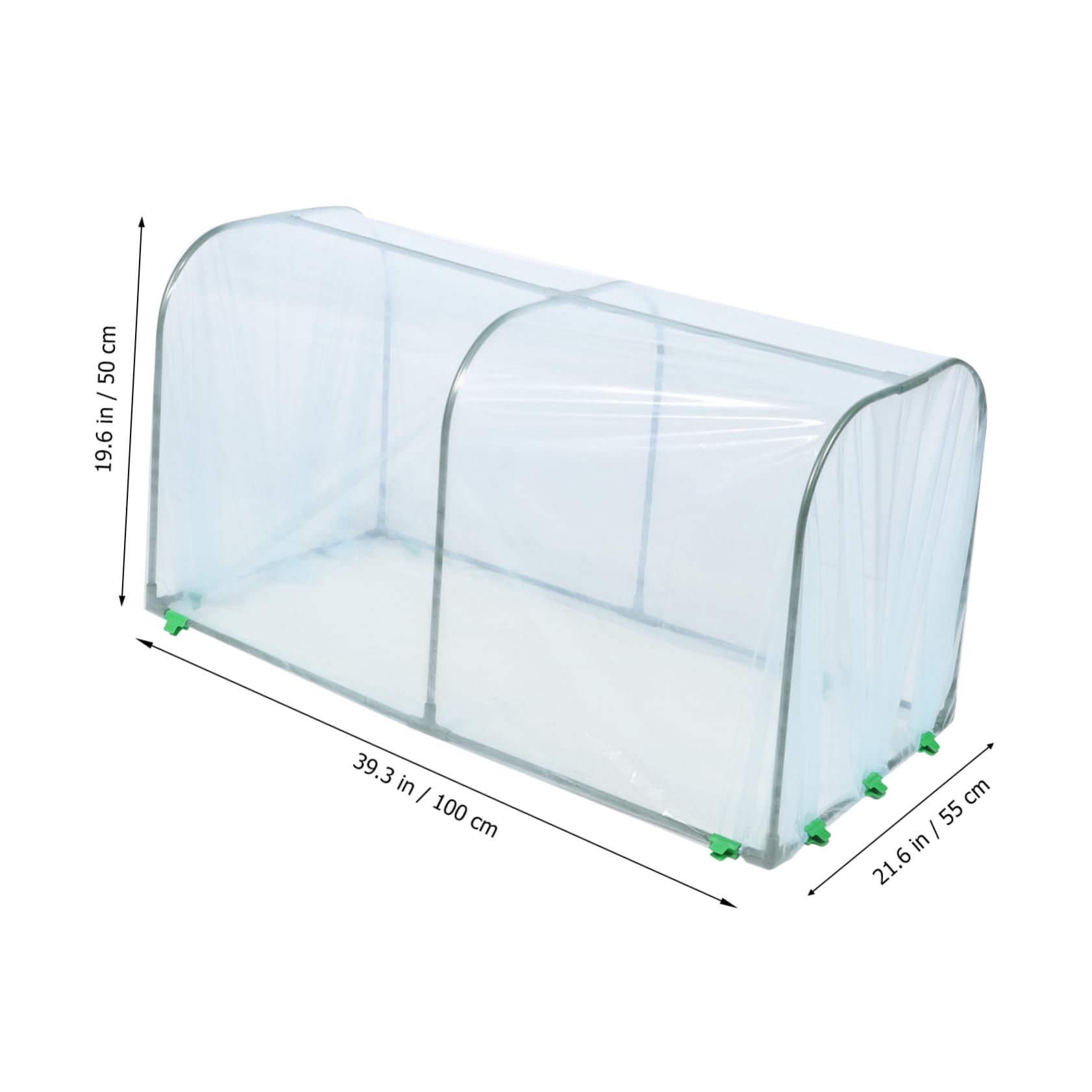 Toddmomy Cubierta para Invernadero De Flores Invernadero para Plantas Transparente Refugio para Flores De Jardín Mantener Caliente Cubierta Protectora para Plantas De Exterior