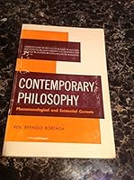Contemporary Philosophy Phenomenological B0007DSEAS Book Cover