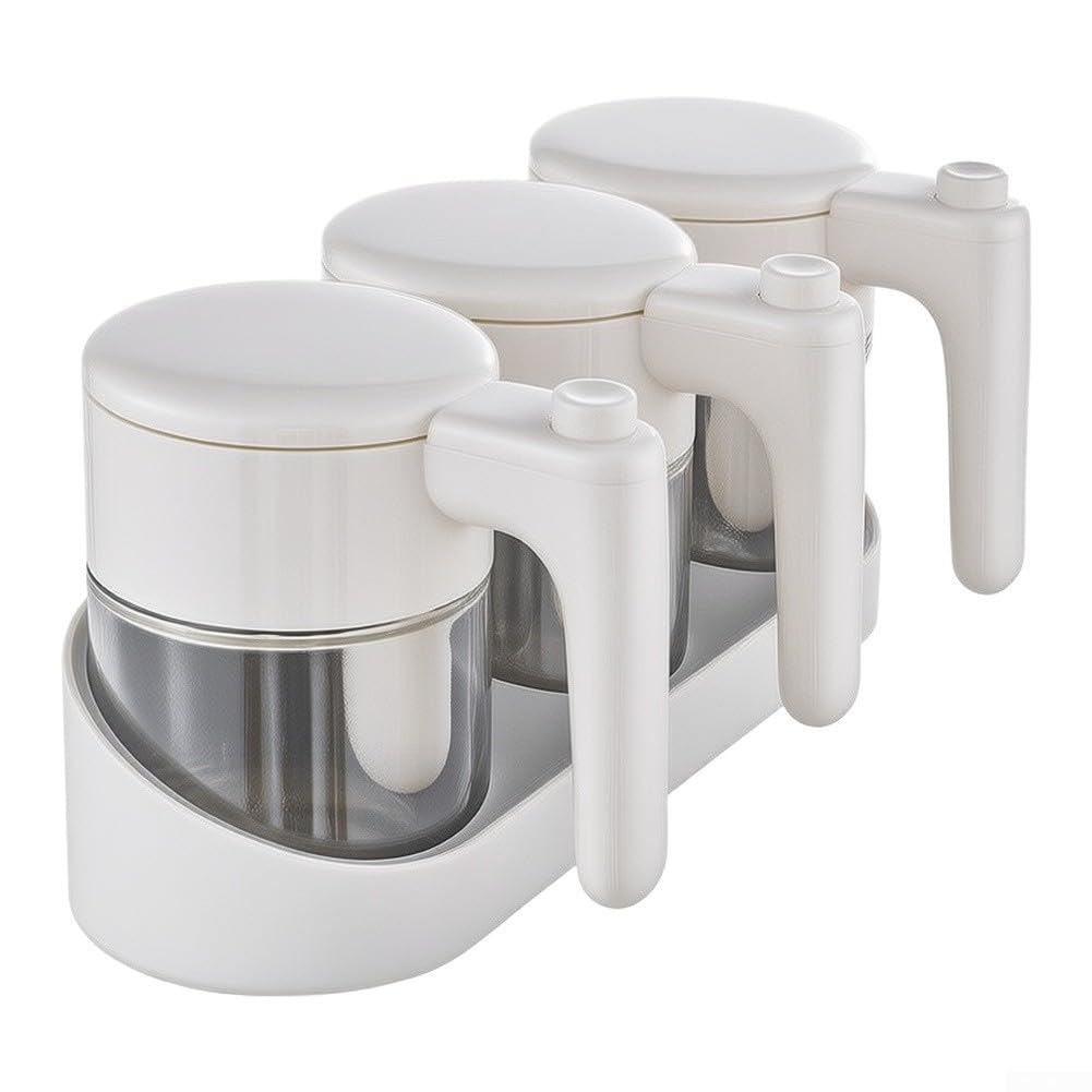 Recipiente para especias, 350 ml, apilable, organizador de cocina