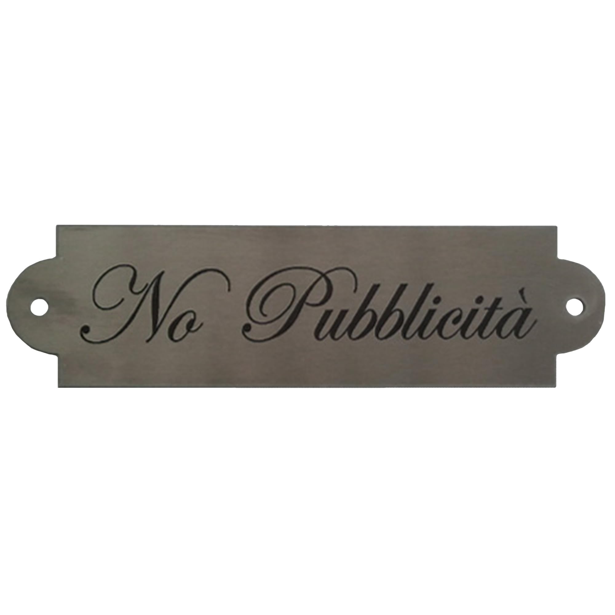 Targhetta Personalizzata In Acciaio Inox - Nome, Via, Numero Civico, Made In Italy - 5