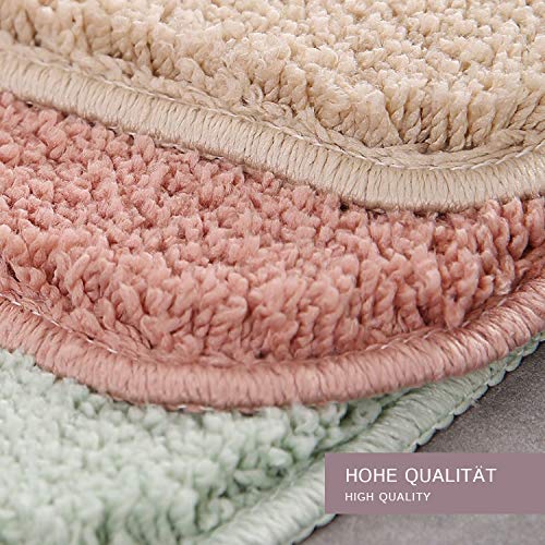 SCHEFFLER-Home Badezimmerteppich Blau 50x80 cm / Badvorleger rutschfest waschbar / hochwertige Badematte aus 100… – Bild 7