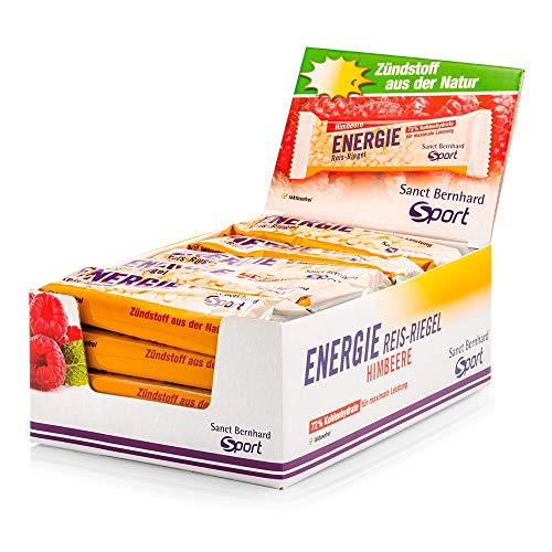 Sanct Bernhard Sport Energie Reis-Riegel Himbeere | 20er-Pack