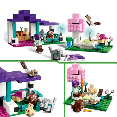 Image of LEGO Minecraft The Animal Sanctuary Set 21253 (206 Pieces)